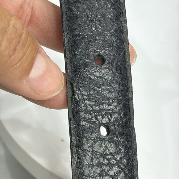 (H) Cherokee vintage Y2K, Black Belt with Gold Buckle, Size M. - Picture 11 of 14